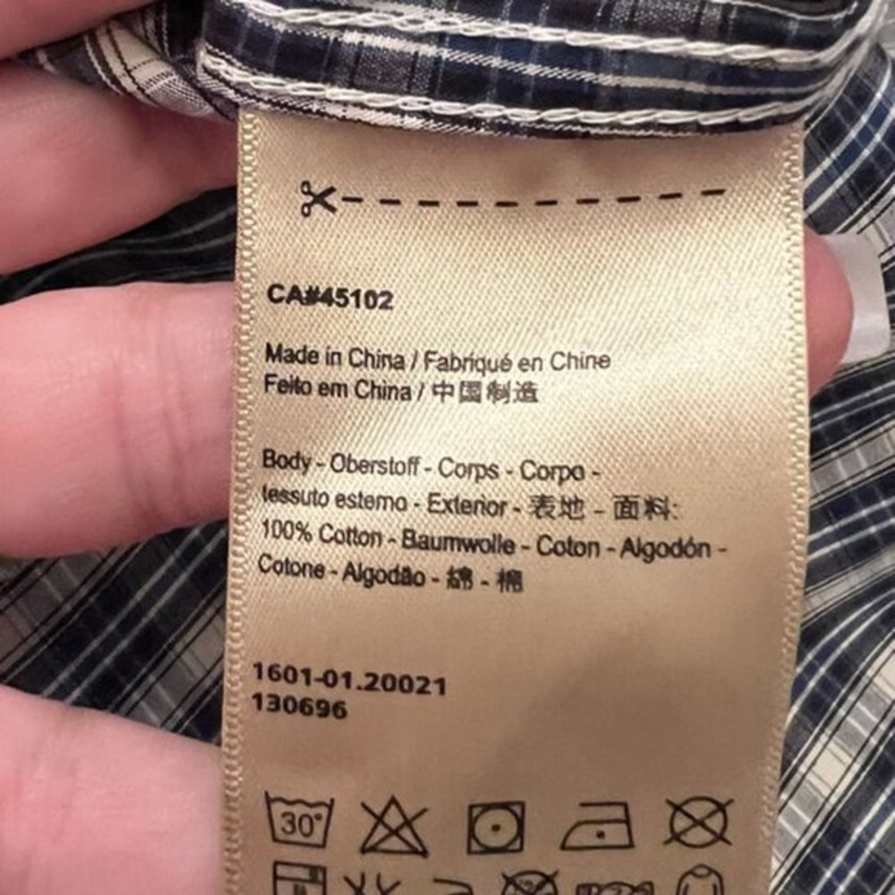 Scotch and Soda Denim Button Down Shirt Amsterdam Couture Size Large - Picture 5 of 5